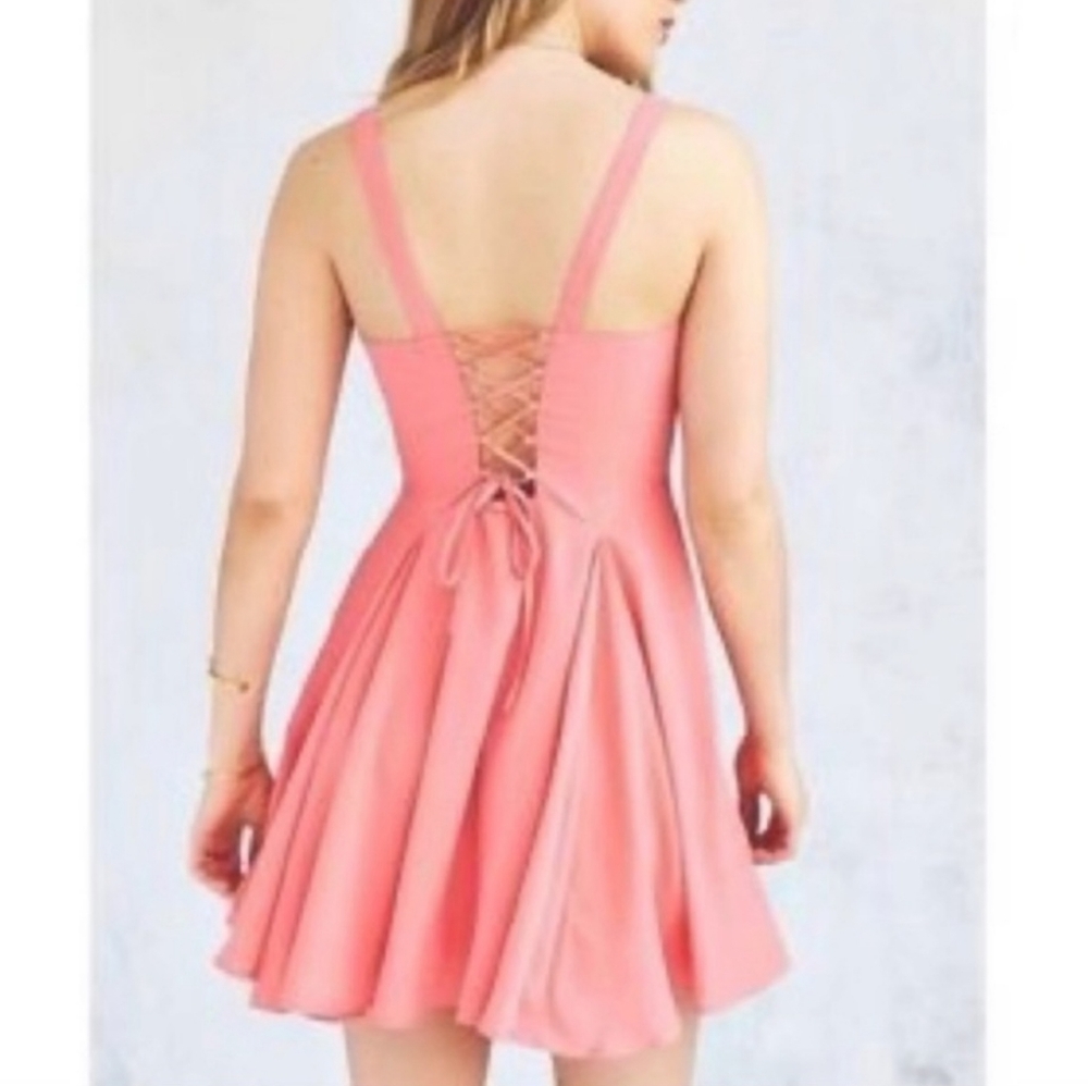 Urban Outfitters MARGOT Lace up Dress